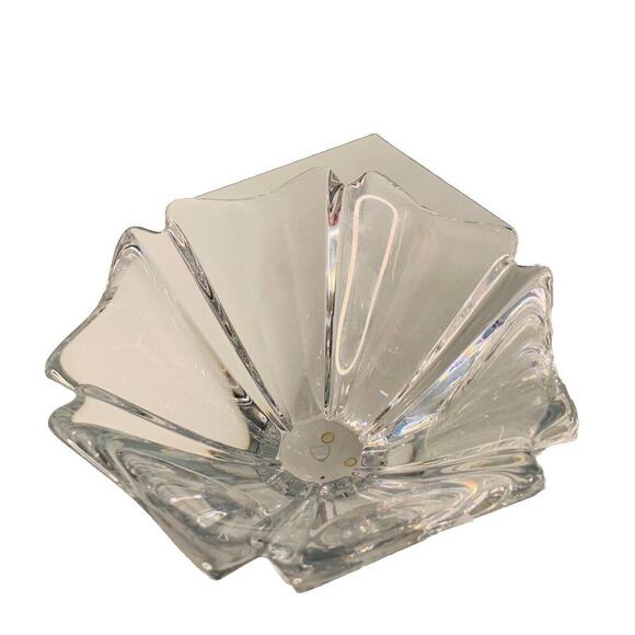 Orrefors Orion Crystal Bowl 7” Wide Signed Lars Hellsten LH 464213 Sweden - Picture 3 of 16